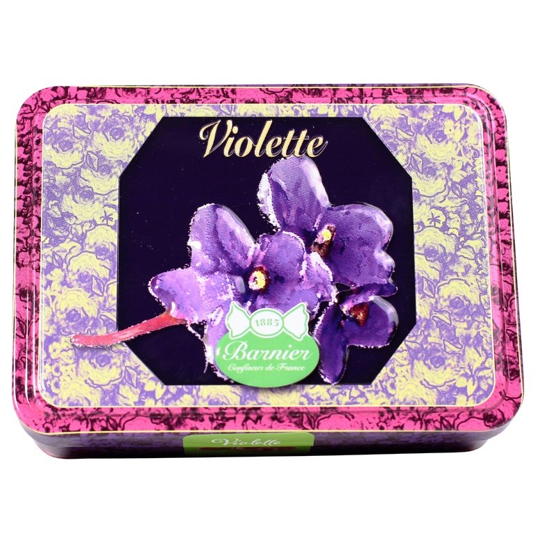 Violettes - Bonbon à la Violette Verquin - Boite métal 400g