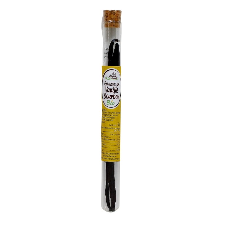 tubes gousses vanille 