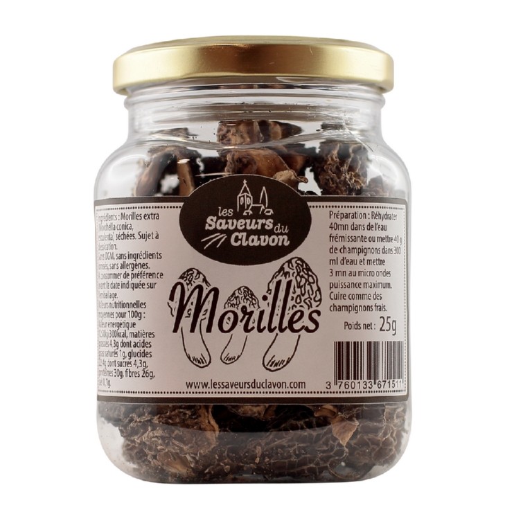 morilles extra séchées