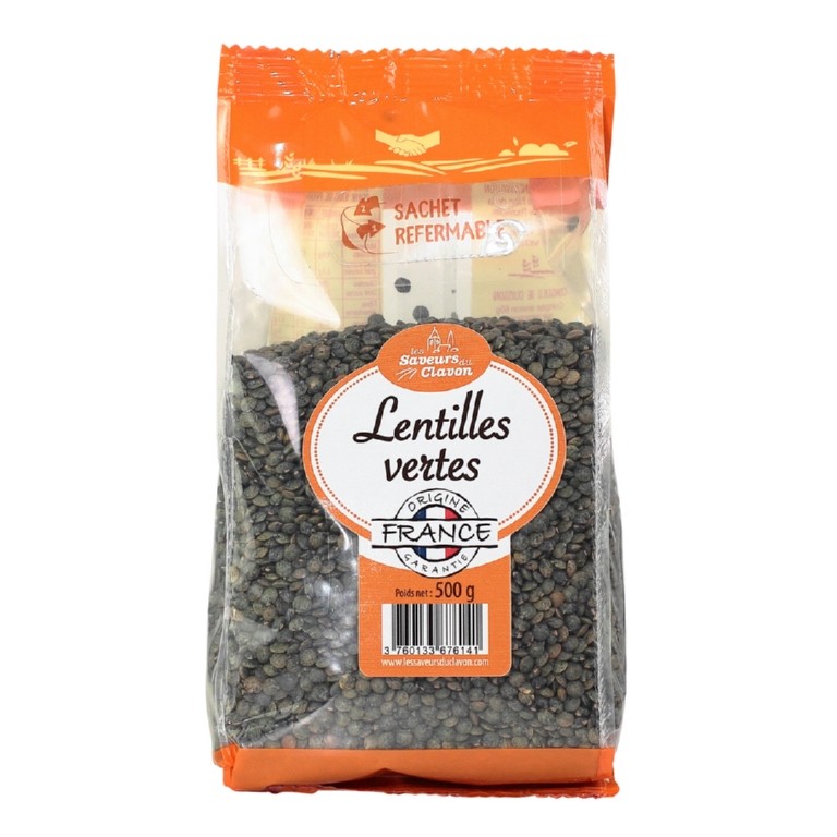 Lentilles vertes 500g