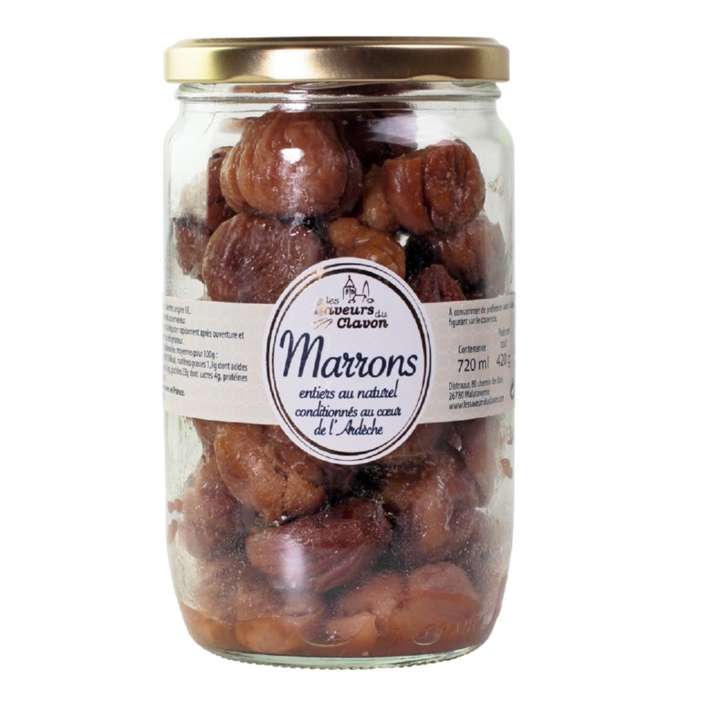 8 Marrons glacés entiers Bio EPV de Provence