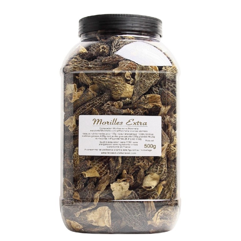 morilles extra séchées tubo 500g