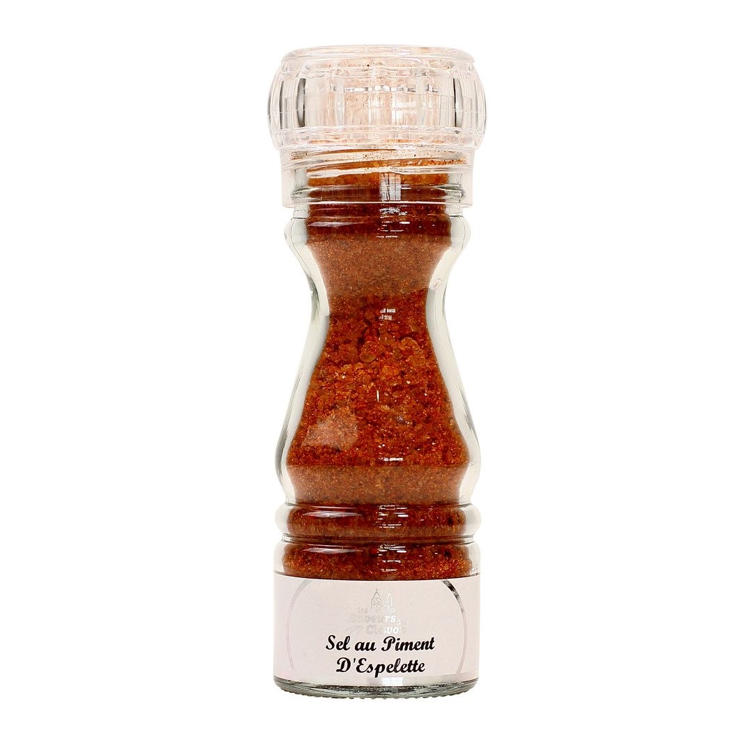 MOULIN DE SEL AU PIMENT D'ESPELETTE 