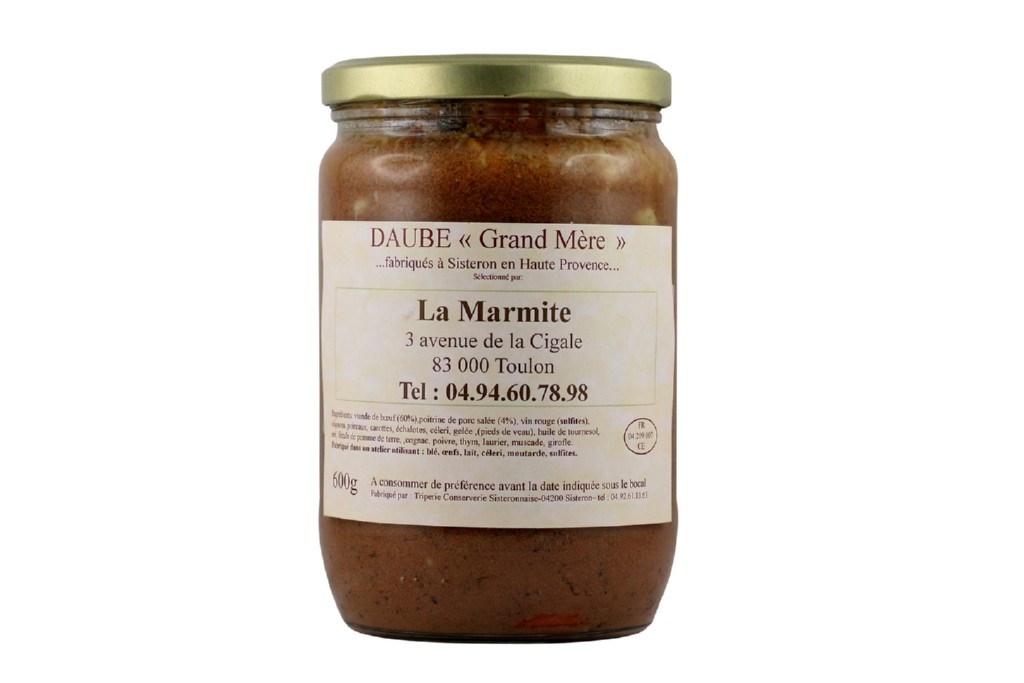 Daube Grand Mére Personnalisée bocal 600gr