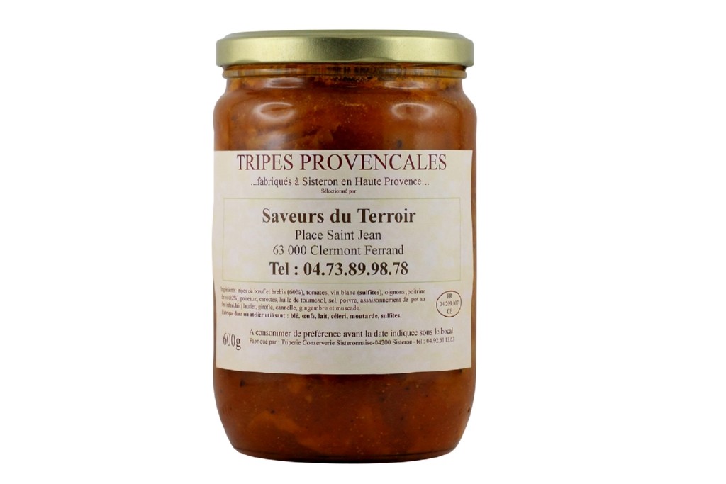 Tripes à la Provençale bocal 600gr