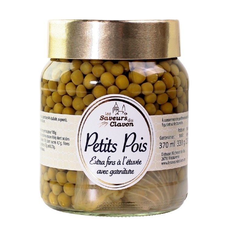 petit pois les saveurs du clavon 37 cl
