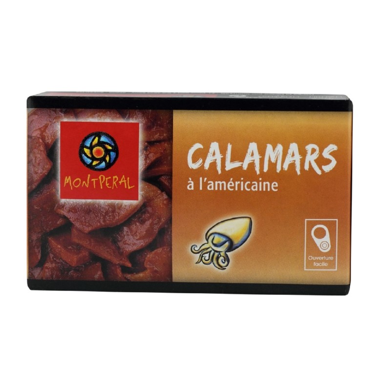 Calamars à l'Américaine "Montperal" boite 115gr