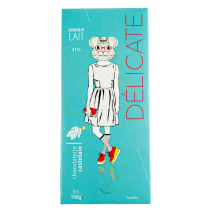 CHOCOLAT BIO - LAIT 41% - TABLETTES 100 GR