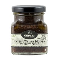 pâte d'olives noires à la truffe noire