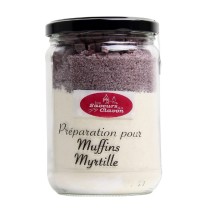 Préparation muffins myrtilles