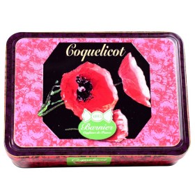 BONBON COQUELICOT GIVRE BOITE EN FER 150 GR