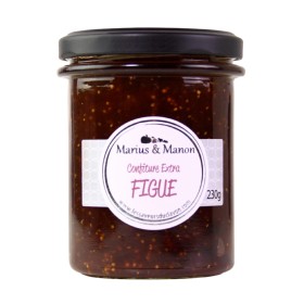 CONFITURE EXTRA aux FIGUES - MARIUS ET MANON - 230 Gr 