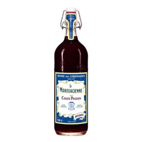 LIMONADE CASSIS PASSION - RIEME " LA MORTUACIENNE " -  LITRE