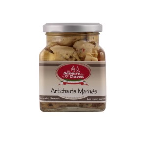 quartiers artichauts marinés