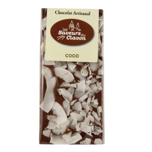 chocolat lait et coco 110g