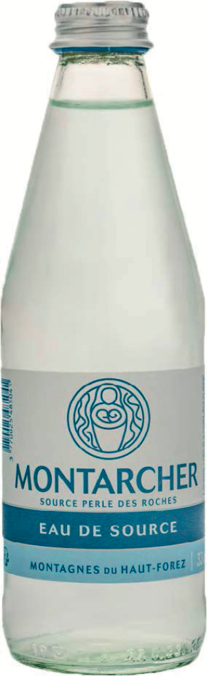 EAU DE SOURCE DE MONTARCHER PLATE 33cl