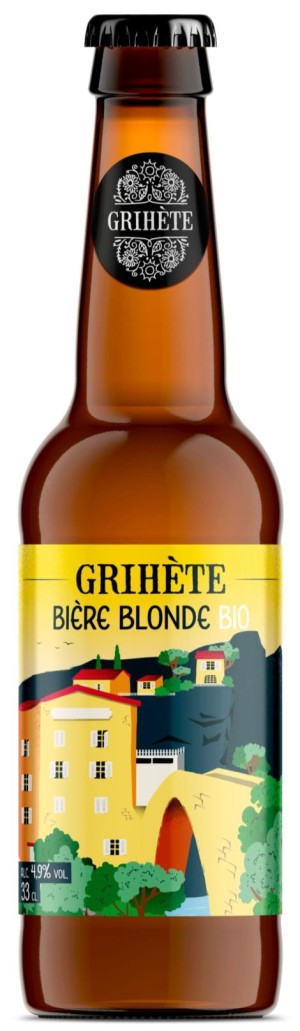 BIERE ARTISANALE BLONDE LA GRIHETE BIO 330ML