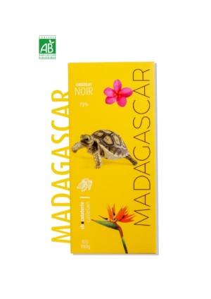 CHOCOLAT BIO - NOIR 73% MADAGASCAR - TABLETTES 100 GR