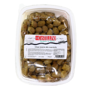 olives vertes farcies aux amandes 1,900 kg