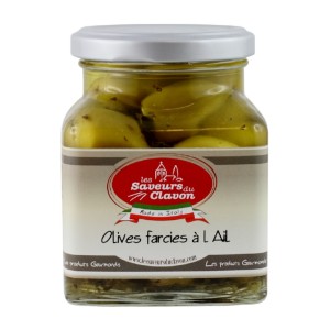 Olives farcies à l'ail 314ml