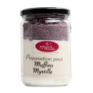 Préparation muffins myrtilles