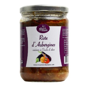 RISTE D'AUBERGINES A L'HUILE D'OLIVE 500g