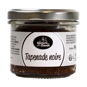 TAPENADE NOIRE SAVEURS DU CLAVON