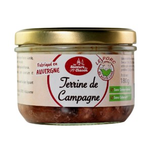 TERRINE DE CAMPAGNE D'AUVERGNE  180g